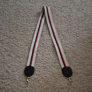 Stylish Black, Red, and White Strap